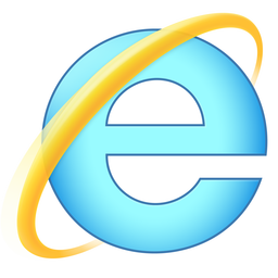 Logo of Internet Explorer browser